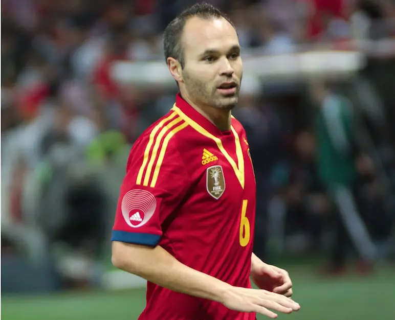 Andres Iniesta Altura