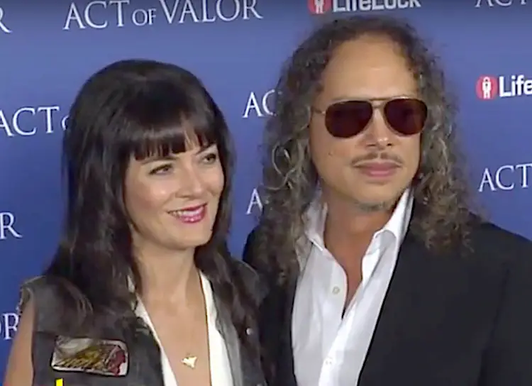 Kirk Hammett And Wife