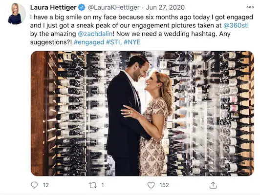 Laura Hettiger Wedding Date Ring