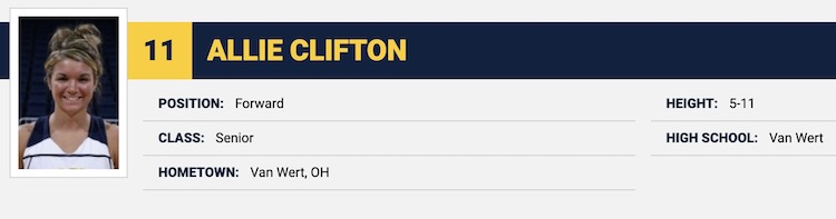 Allie Clifton Height